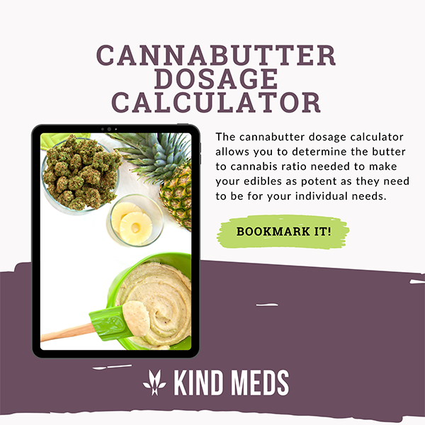 Kind Meds Cannabutter Cooking Calculator