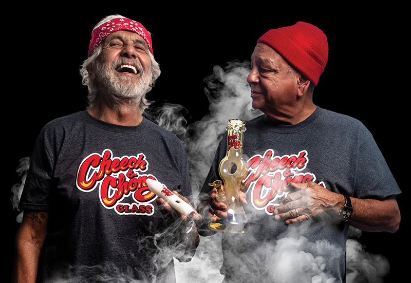 Cheech Marin and Tommy Chong Designer Bongs