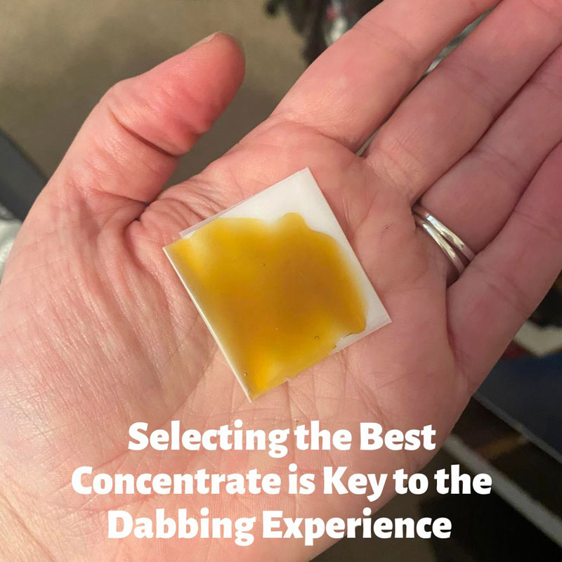 Concentrate for Dabbing with the Terp Pen