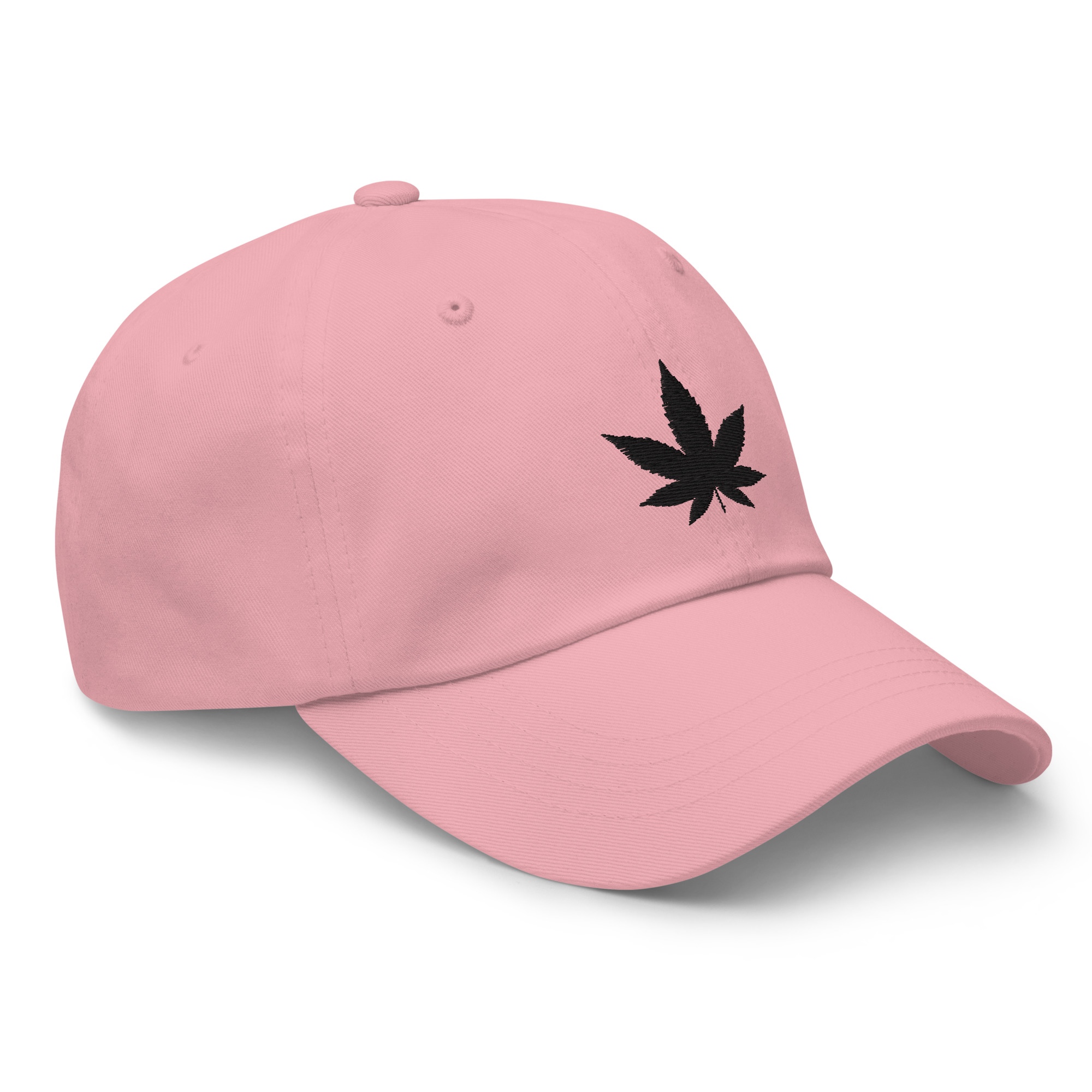 Cannabis Leaf - Dad Hat Pink - Image 4