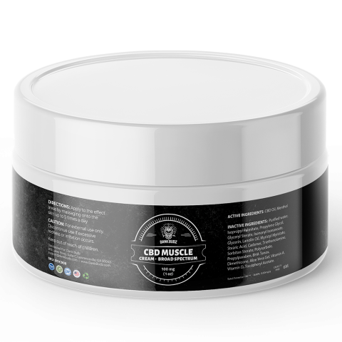 Broad Spectrum CBD Muscle Cream 100mg