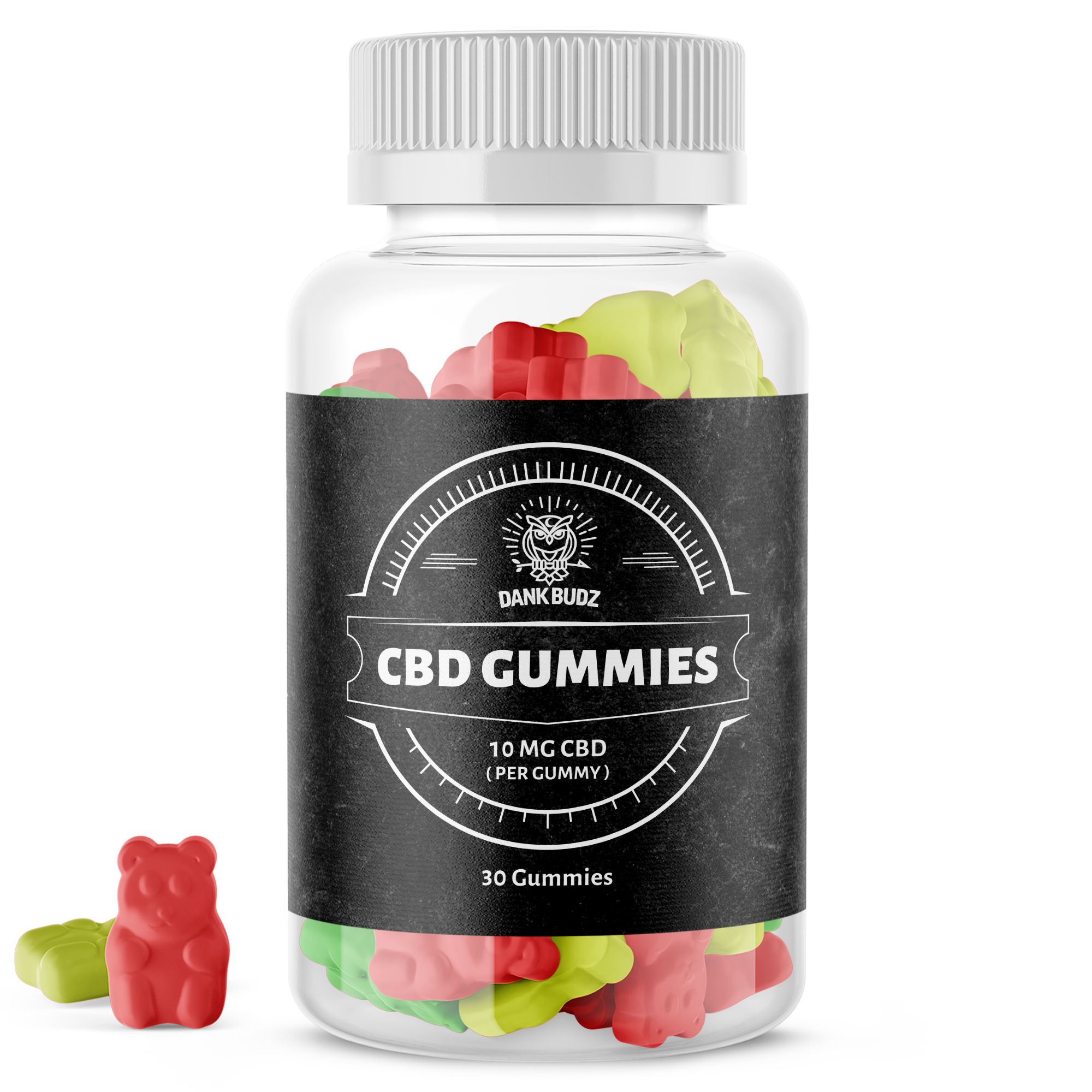 Premium CBD Gummies - 300mg (30 Gummies)