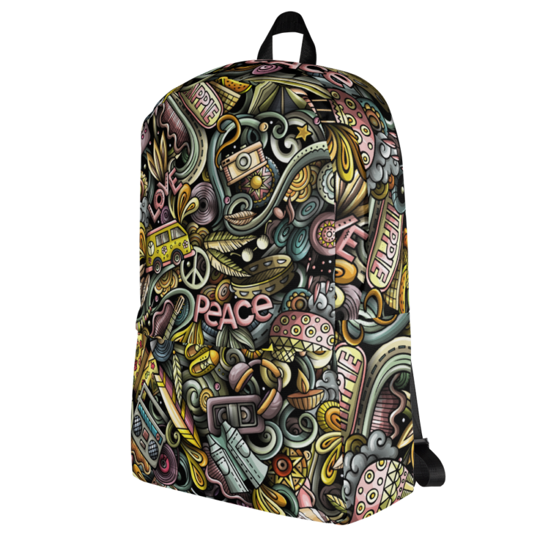 Peace and Love Backpack | Hippe Style Backpack