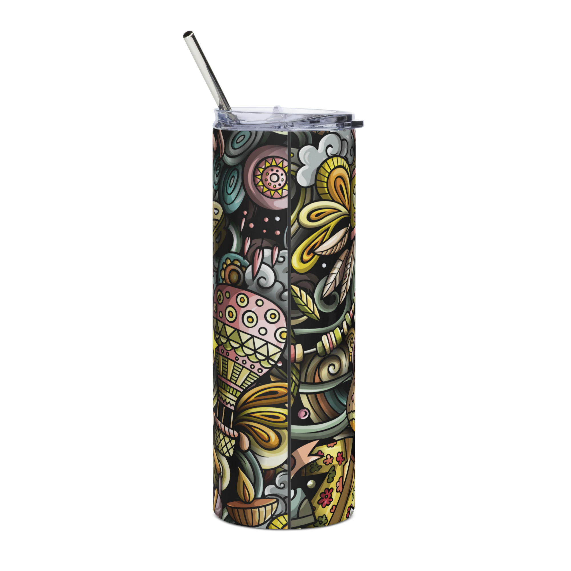 Peace and Love Stainless Steel Tumbler - Image 2