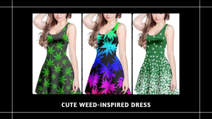 Cute Weed-Inspired Dress