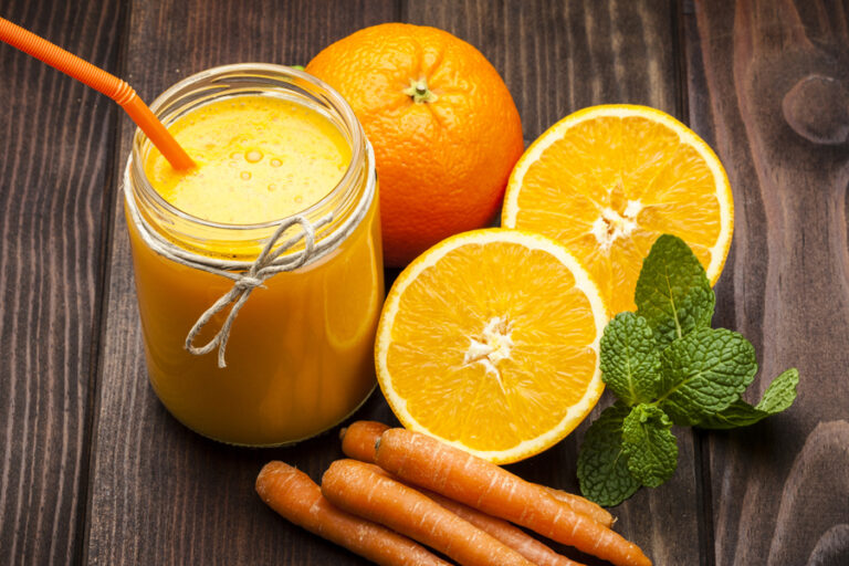 CBD-Infused Orange Carrot Juice
