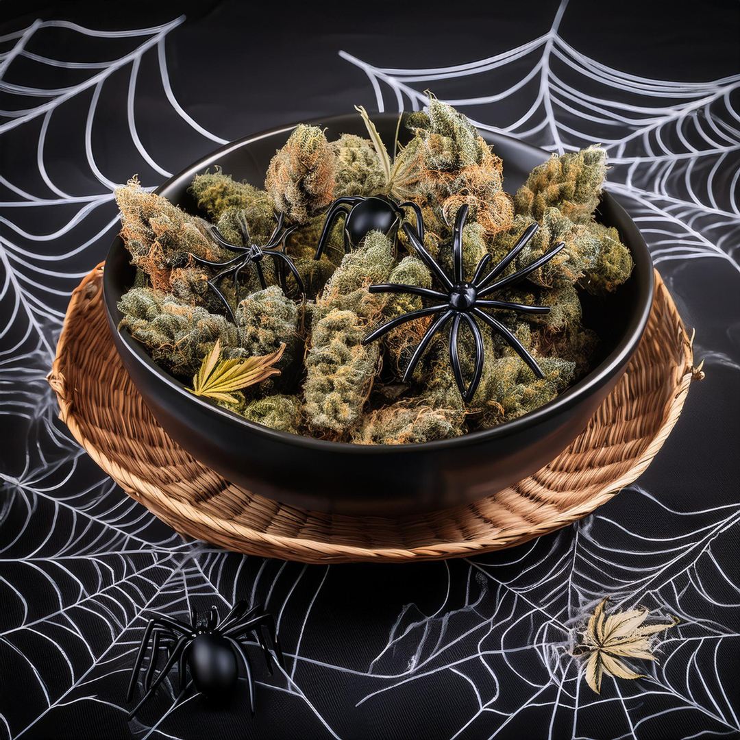 Spooky Bud Centerpiece