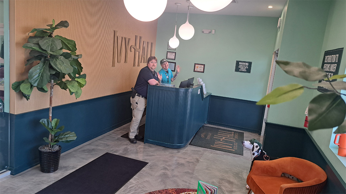 Staff at Ivy Hall Crystal Lake Welcoming Cannabis Buyer