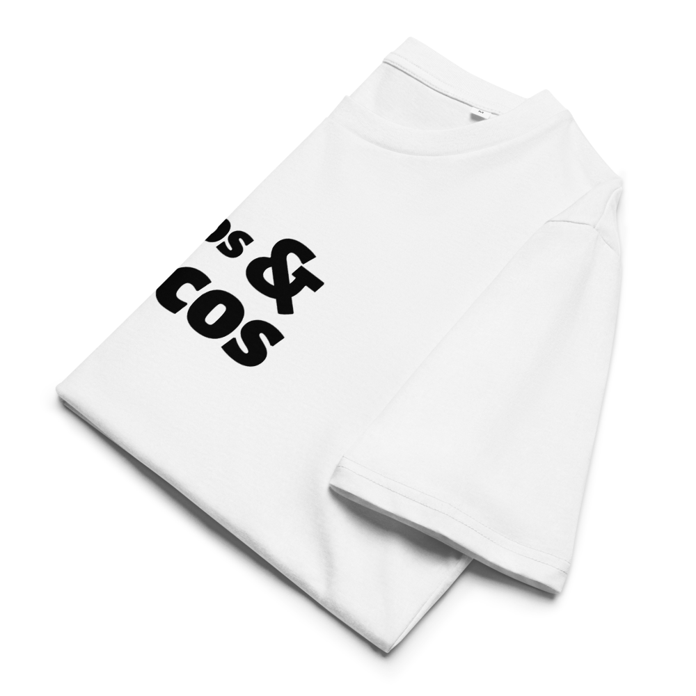 Terps & Tacos – Unisex Organic Cotton T-shirt (White) - Image 2